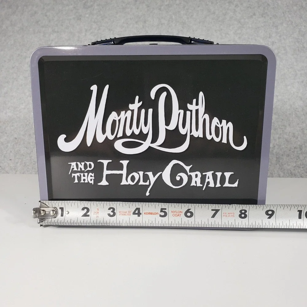 Monty Python and the Holy Grail Tin Lunch Box None Shall Pass Black Knight Metal
